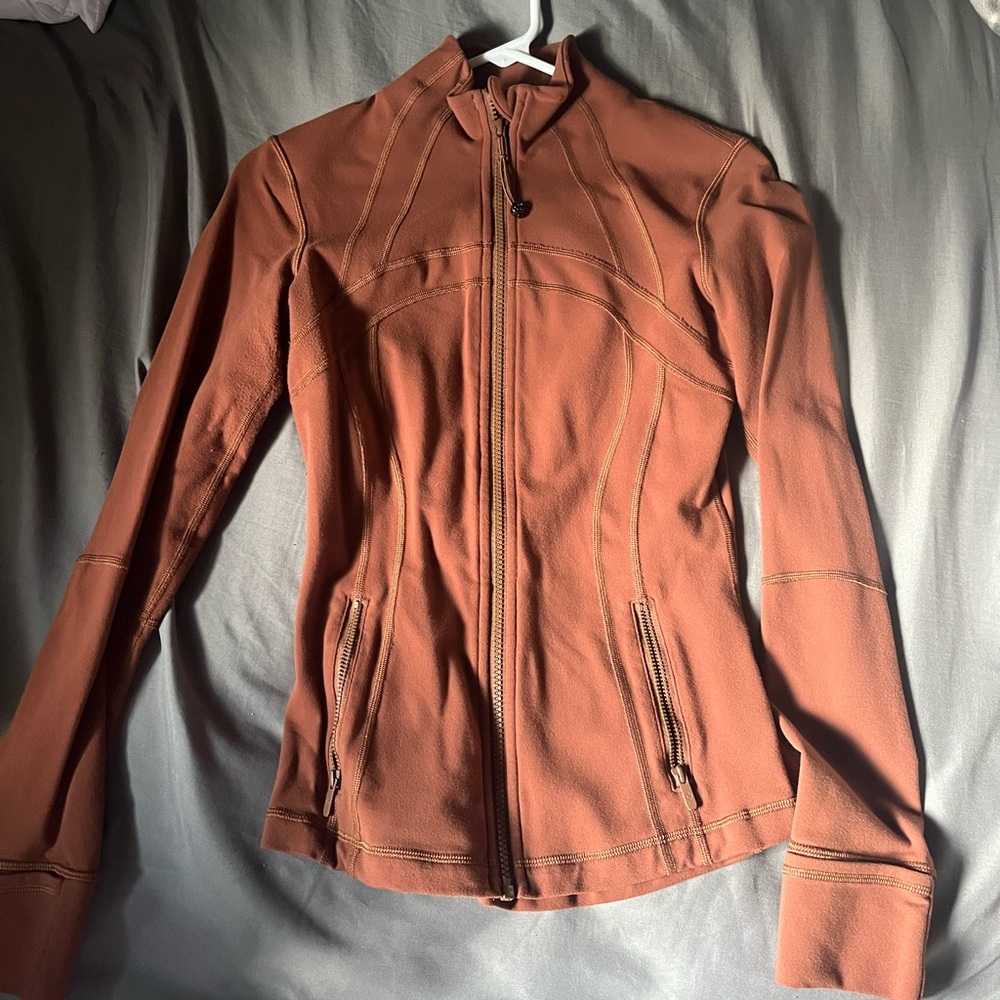 Brown Lululemon Align Jacket, Size 4.